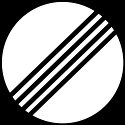 End of the speed limit.