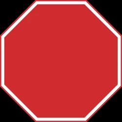 Stop and give way to all drivers.