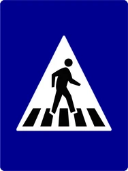 Crossing for pedestrians.