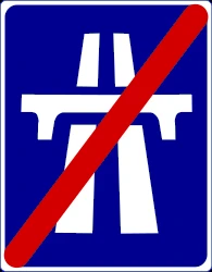 End of the motorway.