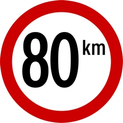 Begin of a speed limit.