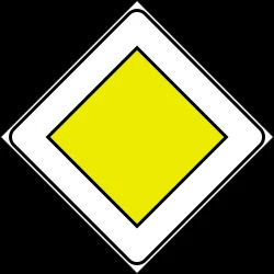Begin of a priority road.