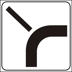 Curve of the main road.