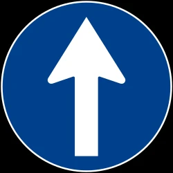 Driving straight ahead mandatory.