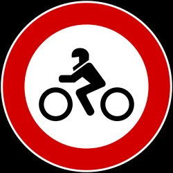 Motorcycles prohibited.