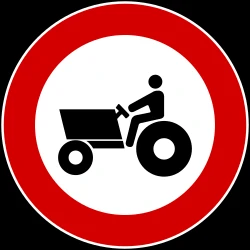 Tractors prohibited.