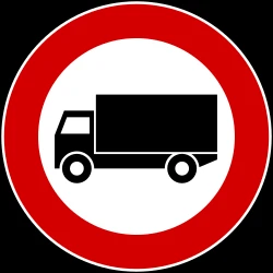 Trucks prohibited.