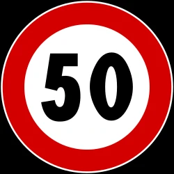 Begin of a speed limit.