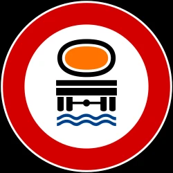 Vehicles with polluted fluids prohibited.