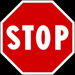 Stop and give way to all drivers.