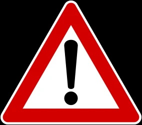 Warning for a danger with no specific traffic sign.