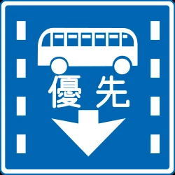 Lane for buses.