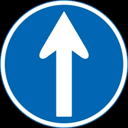 Driving straight ahead mandatory.