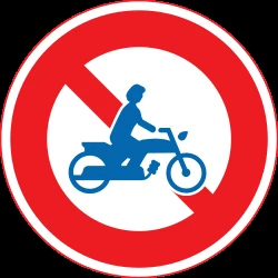 Motorcycles prohibited.