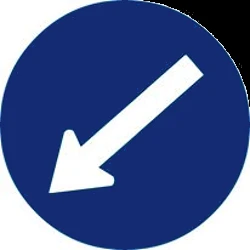 Passing left mandatory.