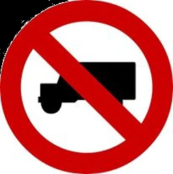 Trucks prohibited.