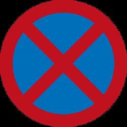 Parking and stopping prohibited.