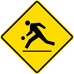 Warning for a playground.