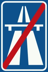 End of the motorway.