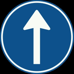 Driving straight ahead mandatory.