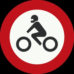 Motorcycles prohibited.