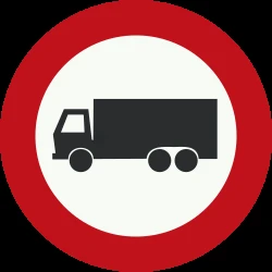 Trucks prohibited.