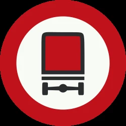 Vehicles with dangerous goods prohibited.