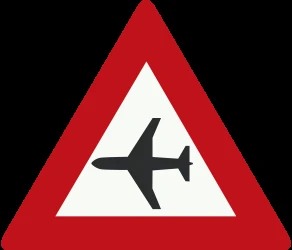 Warning for low-flying aircrafts.