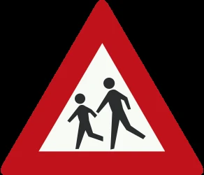 Warning for children.