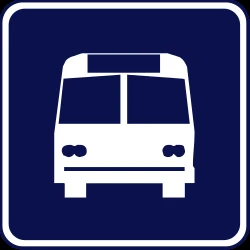 Lane for buses.