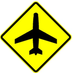 Warning for low-flying aircrafts.