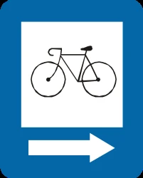 Lane for cyclists.