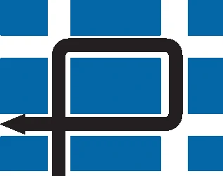 Route to be followed in order to turn left.