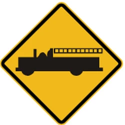 Warning for emergency vehicles.