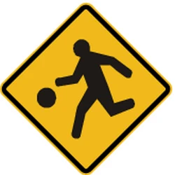 Warning for a playground.