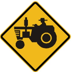 Warning for tractors.