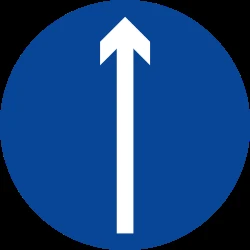 Driving straight ahead mandatory.