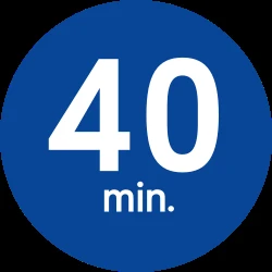 Begin of a minimum speed.