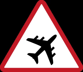 Warning for low-flying aircrafts.