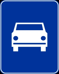 Begin of an expressway.