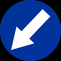 Passing left mandatory.