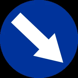 Passing right mandatory.