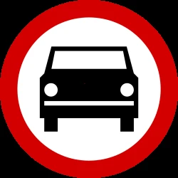 Cars prohibited.