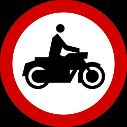 Motorcycles prohibited.
