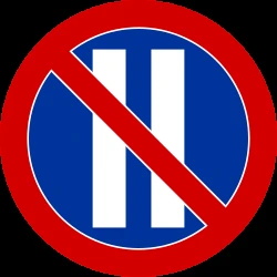 Parking prohibited on even dates.