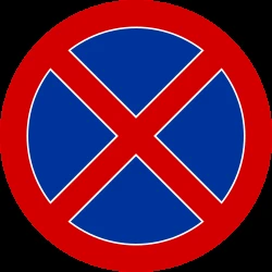 Parking and stopping prohibited.