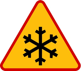 Warning for snow and sleet.