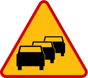 Warning for traffic jams.