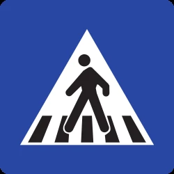Crossing for pedestrians.
