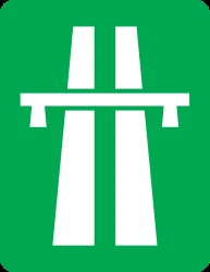 Begin of a motorway.